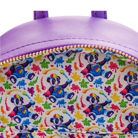 Lisa Frank Panda Painter Loungefly Backpack - Picture 7 of 7